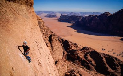 Climbing in Jordan : the story of a great french new route
