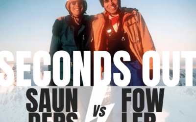 Seconds Out : Vic Saunders and Mick Fowler in the boxing ring