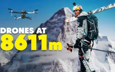 K2 ski descent: can drones revolutionize climbing the highest mountains ?