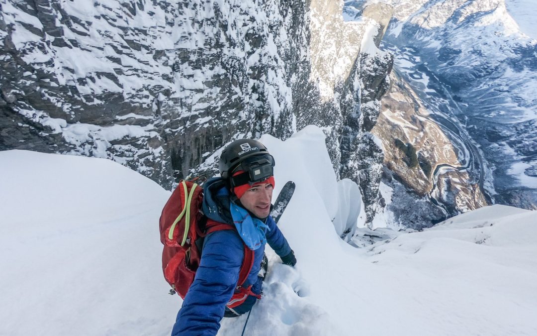 Kilian Jornet and (very) steep skiing