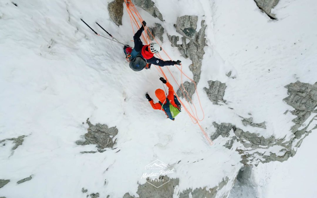 Grandes Jorasses’ Gousseault-Desmaison In A Day by Vedrines and Billon : a new era ?