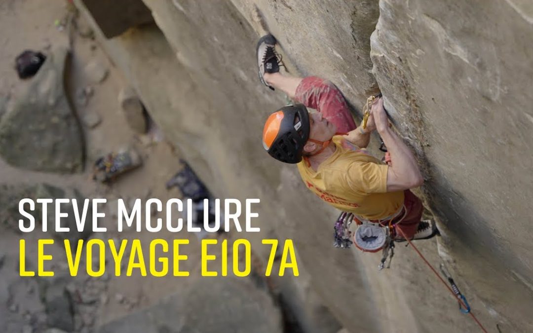 Video. Steve McClure send Le Voyage at Annot one of France’s hardest routes