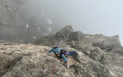 French Alps : new big route on the south face of La Meije