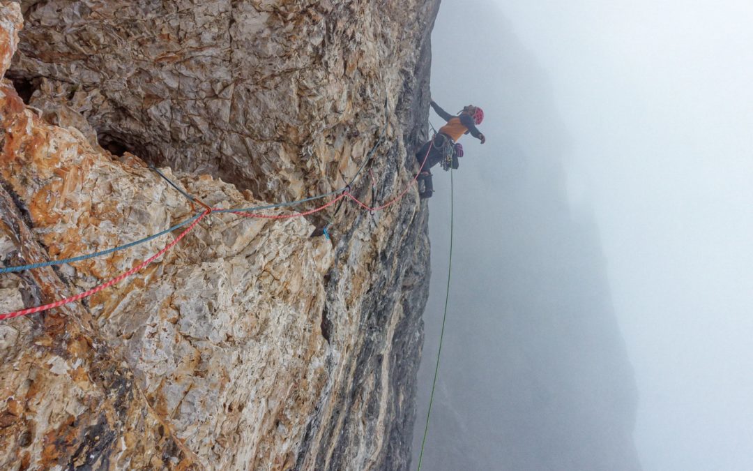 Dolomites : big new climb on Sass Maor east face for the French Yann Borgnet and Antoine Bouqueret