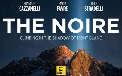 François Cazzanelli, Emrik Favre and Stefano Stradelli in the shadow of mont blanc