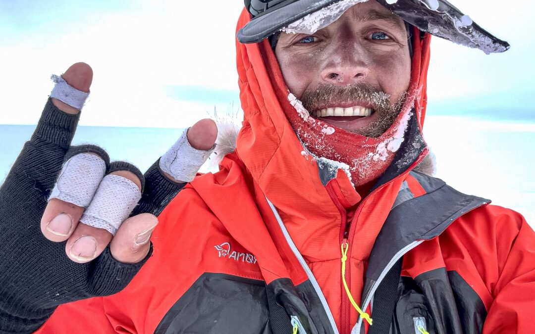 Vincent Colliard recounts his record-breaking trip to the South Pole: “I didn’t know if my body could take it”
