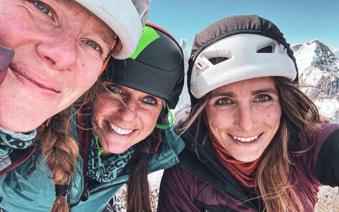 Cerro Torre successful ascent for French women mountain guides Lise Billon, Fanny Schmutz and Maud Vanpoulle