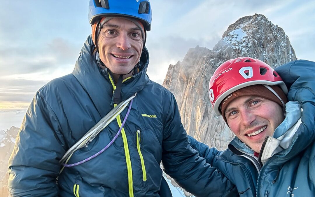 PATAGONIA: BOLD NEW ROUTE AT AIGUILLE POINCENOT BY SLOVENIAN DUO LUKA LINDIC AND LUKA KRAJNC
