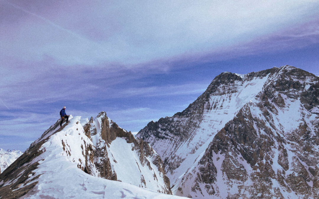 Steep skiing: first ski descent of Epena, one of the most challenging faces in the Alps