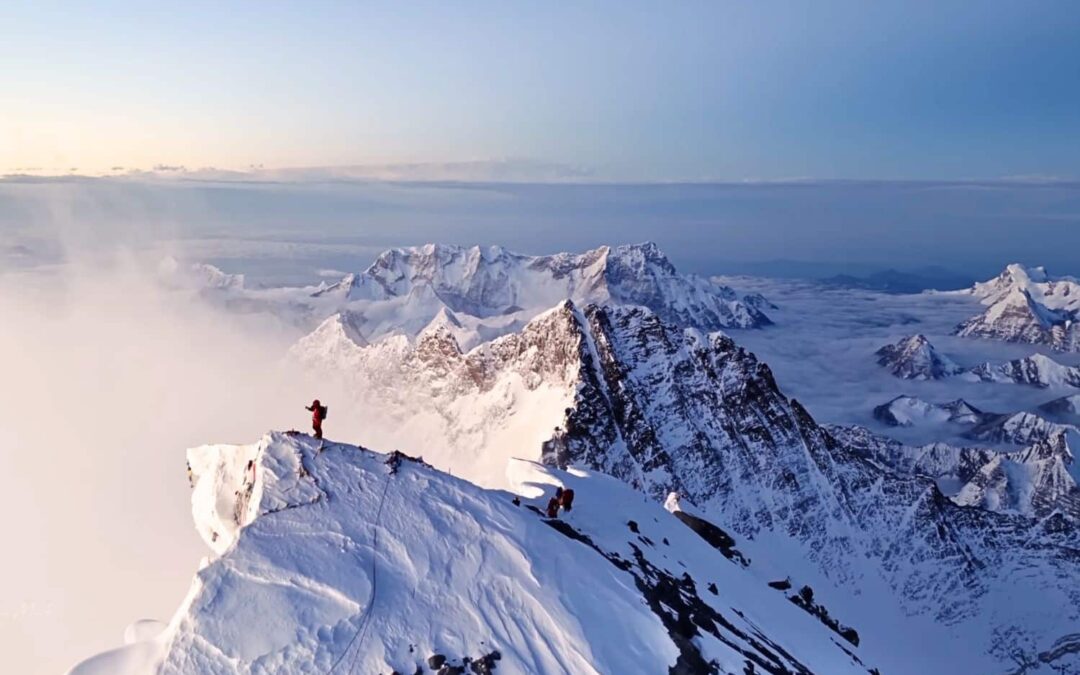Everest North Ridge filmed entirely by drone